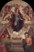 Andrea del Sarto Angel around Virgin Mary France oil painting artist